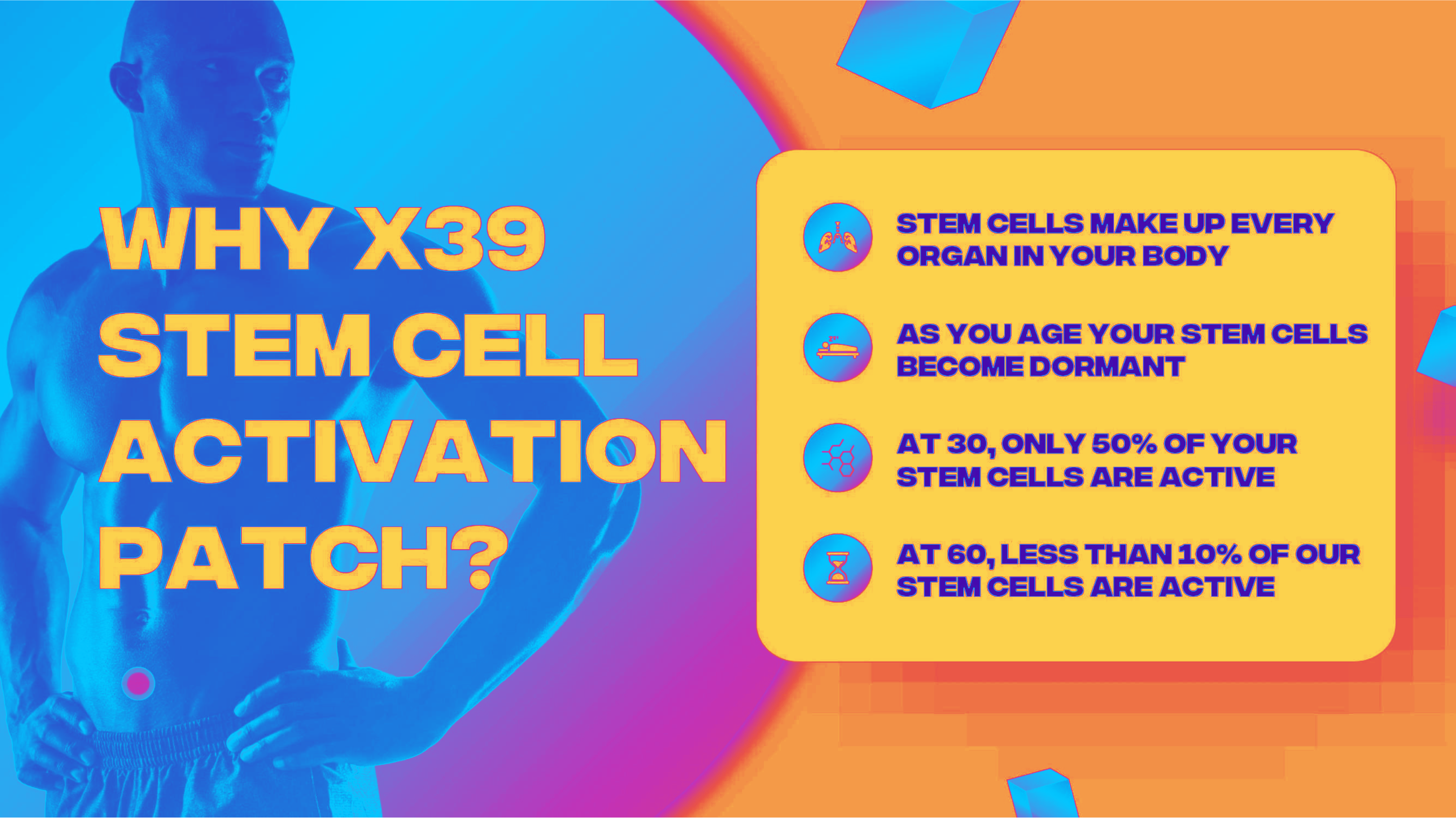 Why the X39 stem cell activation patch